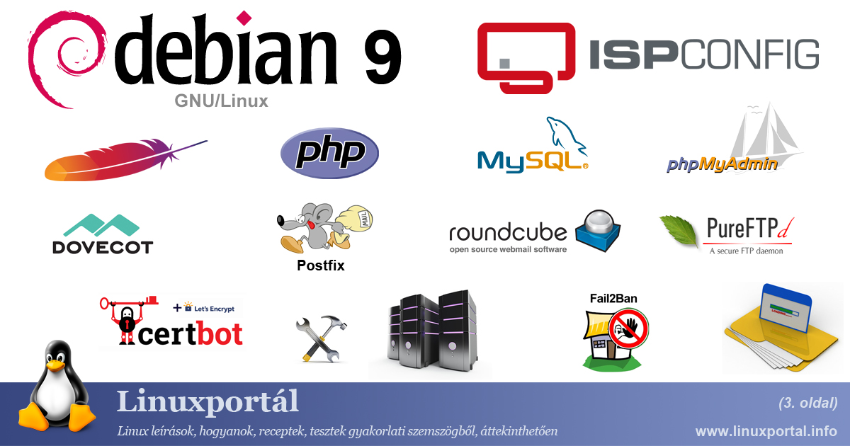 Tökéletes szerver: Debian 9 (Stretch) V1.0 (3. oldal) | Linuxportál
