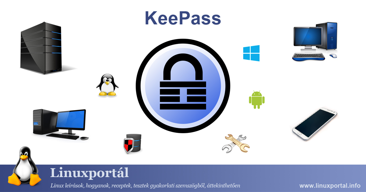 Jelszavak kezelése és szinkronizálása a KeePass program használatával | Linuxportál