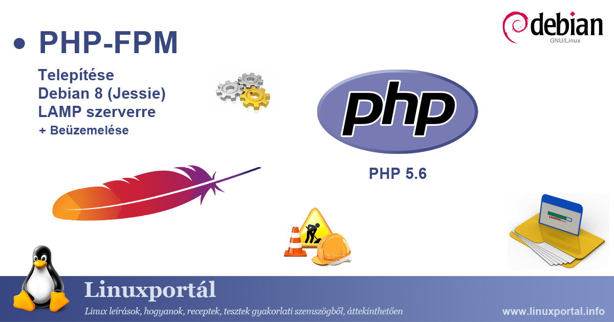 PHP-FPM telepítése Debian 8 (Jessie) LAMP szerverre | Linuxportál