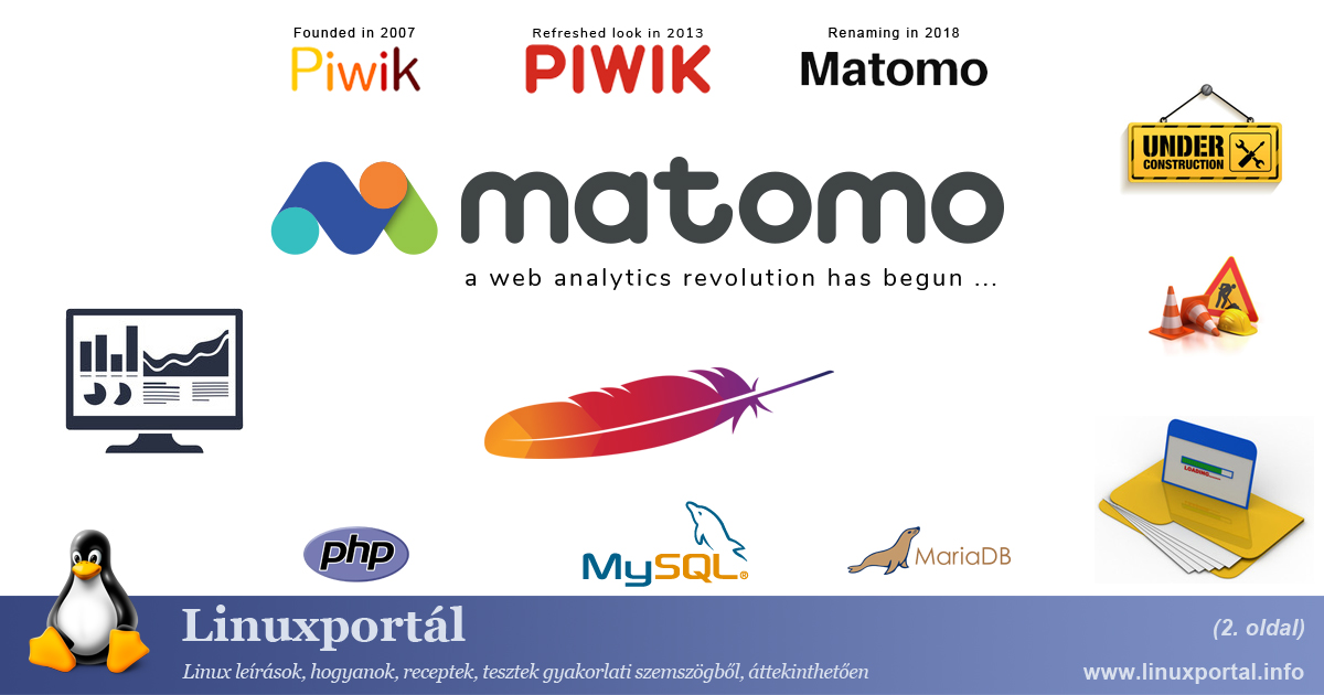 Matomo webanalitika telepítése Apache webkiszolgálóra (2. oldal) | Linuxportál