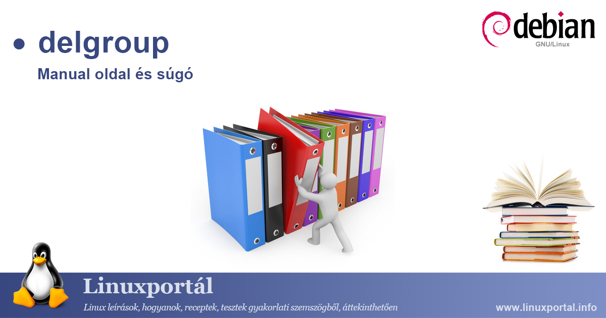 A delgroup Linux parancs manual oldala és súgója | Linuxportál