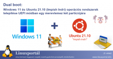 Dual boot: Installing Windows 11 and Ubuntu 21.10 (Impish Indri) operating systems in UEFI mode on two partitions on a hard disk (page 2) | Linux portal