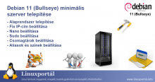 Debian 11 (Bullseye) Minimal Server Installation Linux portal