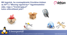 What should we do if APT gives the warning "Missing signed-by=" or indicates the removal of the "trusted.gpg.d" key while updating our repositories? | Linuxportal