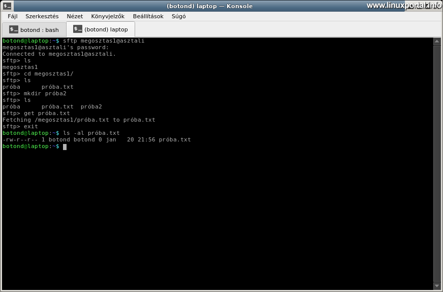 filezilla command line sftp download