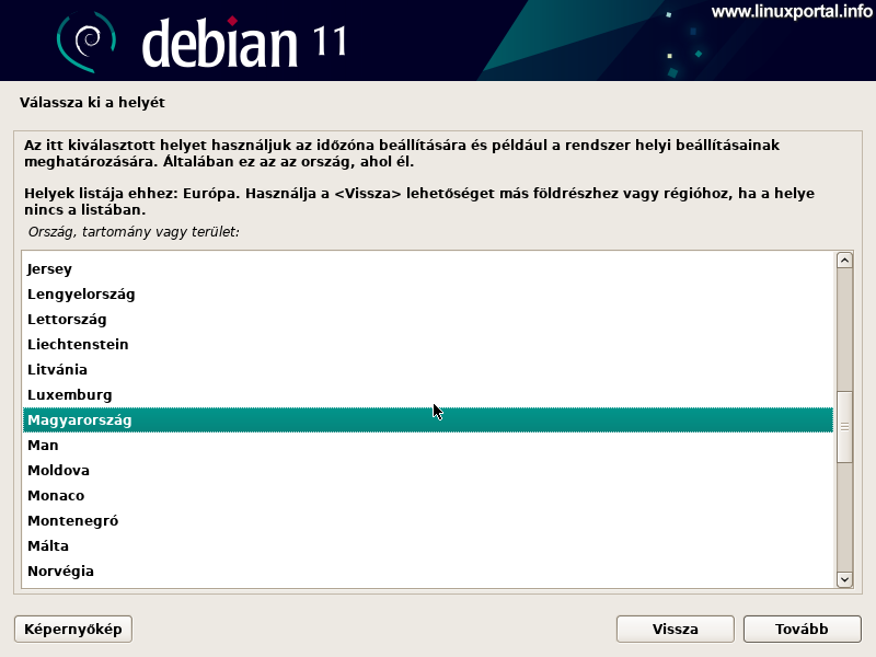 Debian 11 (Bullseye) Minimal Server Installation Linux portal