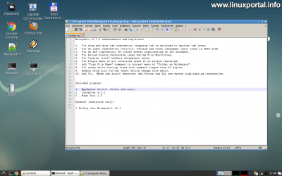 Wine - Run Notepad ++ on Debian