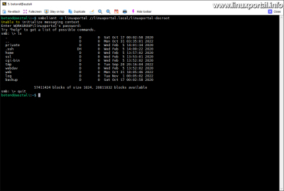 Accessing a Samba share using a UNC path