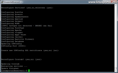 ISPConfig Update 3 - Complete update