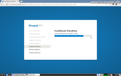 Install Drupal 8 - Update Translations