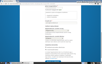 Installing Drupal 8 - Site Setup (Bottom Panel)