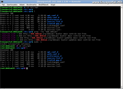 Debian 10 (Buster) Minimum Server Configuration - Check Common Terminal Configuration