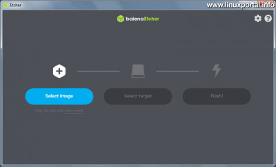 balena Etcher Windows - Képfájl kiválasztása