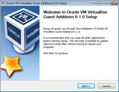 Install VirtualBox - Guest Additions on a Windows guest machine