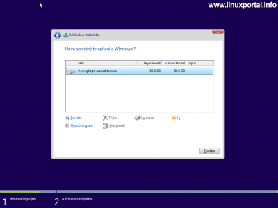 Windows Setup - Disk Partitioning