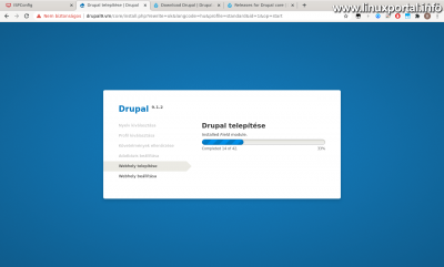 Install Drupal 9 - Install a website