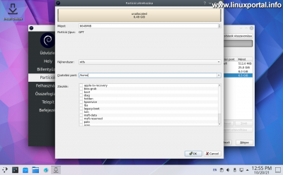 Debian 11 (Bullseye) KDE Plasma Calamares Installer - Partitioning - Creating a Home Partition
