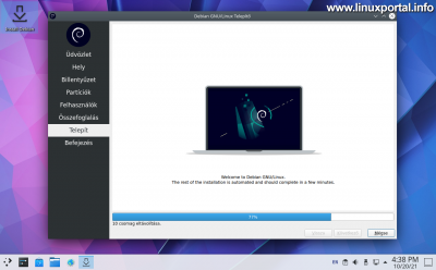 Debian 11 (Bullseye) KDE Plasma Calamares Installer - Installation