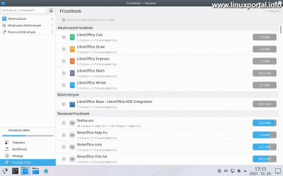 Debian 11 (Bullseye) KDE Plasma - Update Manager - Download and install updates