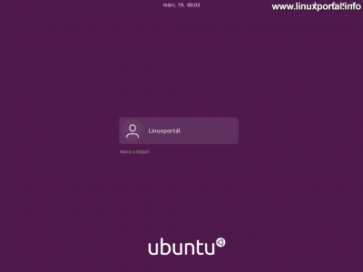 Ubuntu 21.10 (Impish Indri) - Login