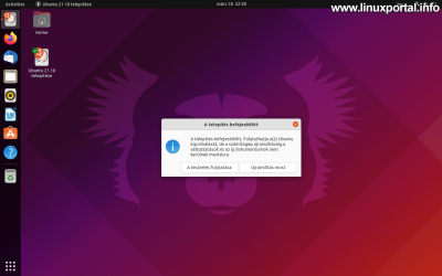 Install Ubuntu 21.10 (Impish Indri) - Restart your computer