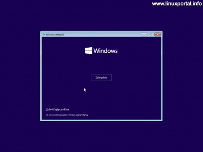 VirtualBox - Installing Windows 11 - Front of Installer