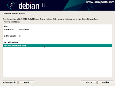 Installing Debian 11 (Bullseye) - Partitioning - Swap Partition Settings