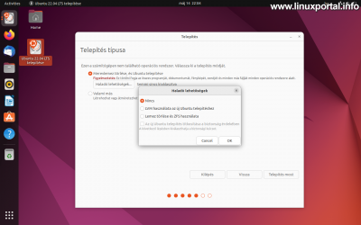 Ubuntu 22.04 LTS (Jammy Jellyfish) Installation - Installation Type - Advanced Options