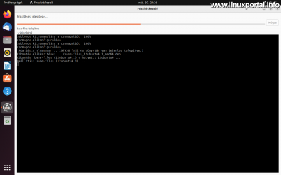 Ubuntu 22.04 LTS (Jammy Jellyfish) - Update Manager - Installing Updates - Installation Process