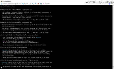 APT list changes