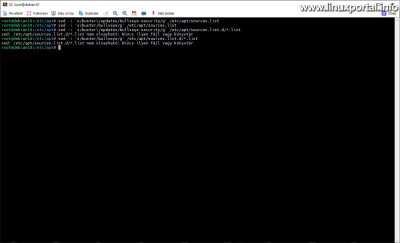 Modifying repositories with the sed command