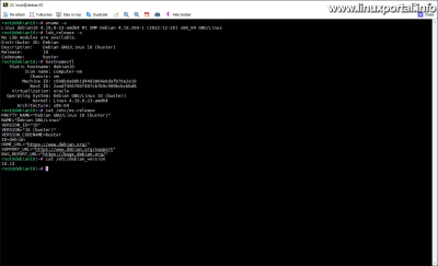 Query Debian release information before updating the distribution