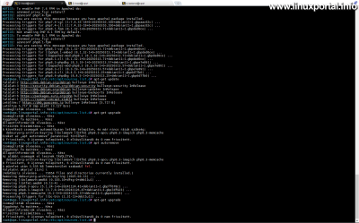 Output of the apt autoremove command