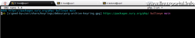 Correctly modifying the APT source list file