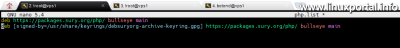 Incorrect modification of the APT source list file